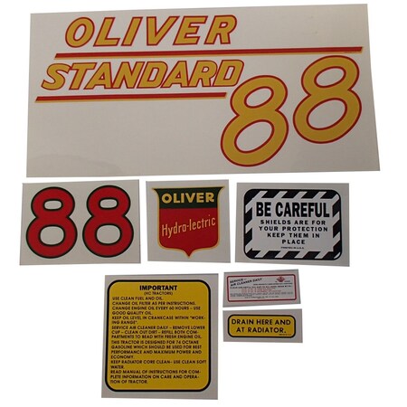 Aftermarket Mylar Decal Set DEC370